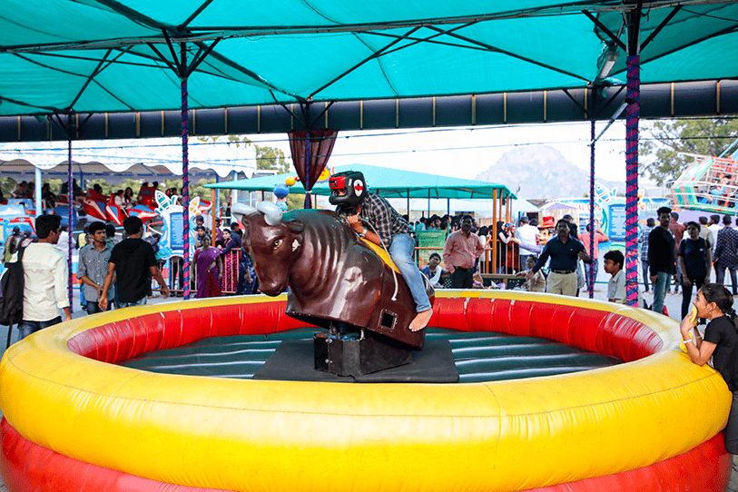 Fun rides for kids and family members at Ramoji Film City amusement zone